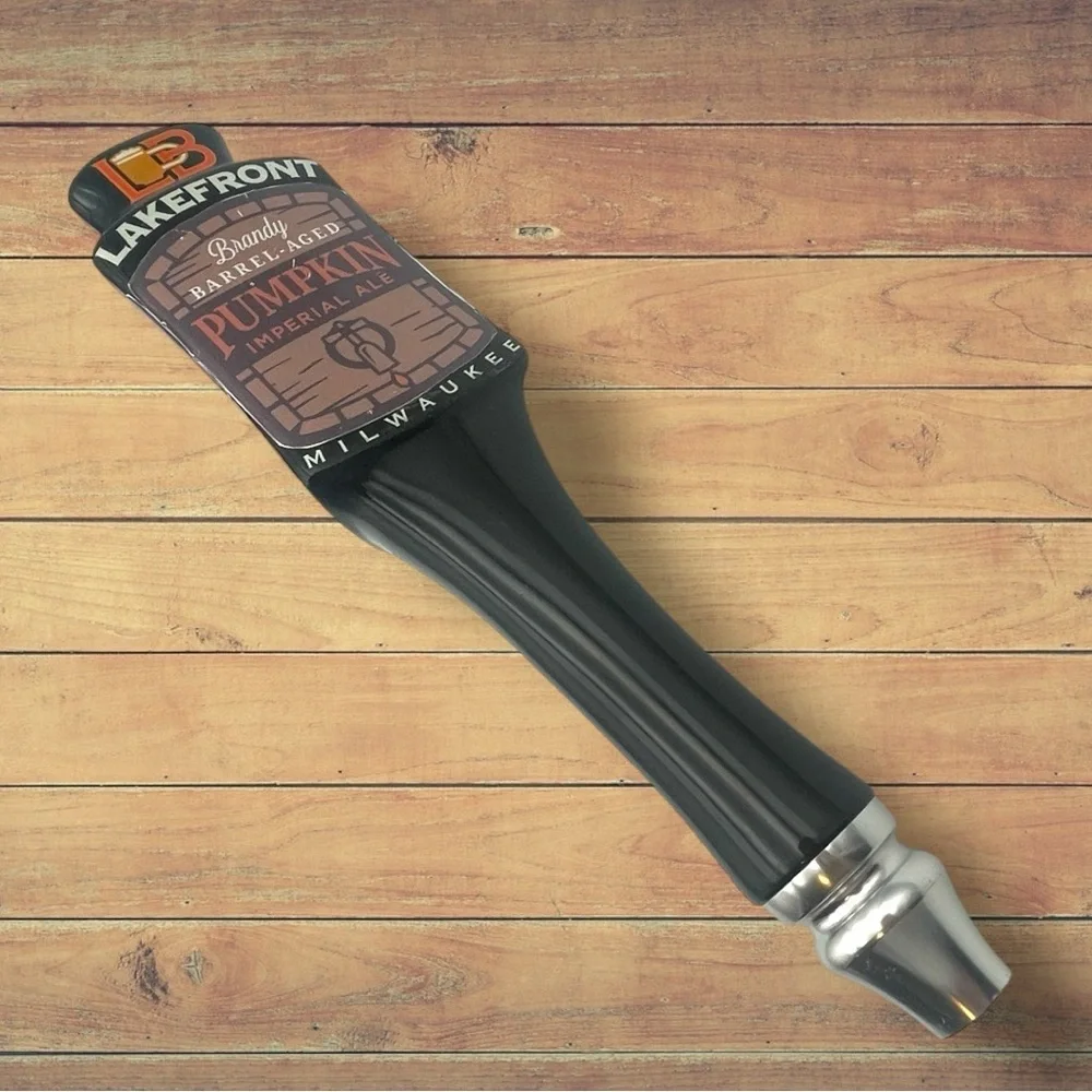 Lakefront Brewery Brandy Barrel Aged Pumpkin Ale Beer Tap Handle Breweriana